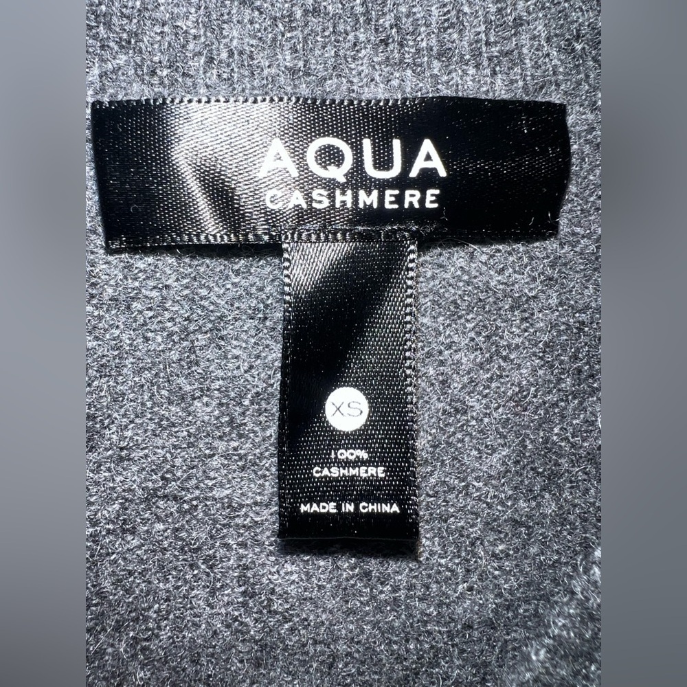 Aqua Skull Intarsia Cashmere Sweater XS - Picture 5 of 7